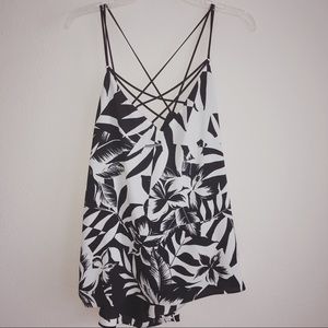 Strappy Criss-Cross Tank Top